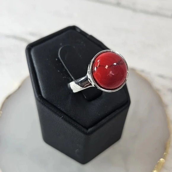 Fire Dot Adjustable Fashion Ring A41 - Picture 7 of 7